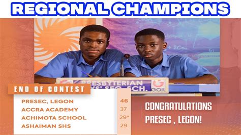 NSMQ 2024: GREATER ACCRA REGIONAL CHAMPIONSHIP .